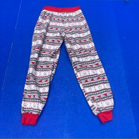 Merry Wear red and gray Christmas pajamas bottoms, size medium (8) - Picture 7 of 7